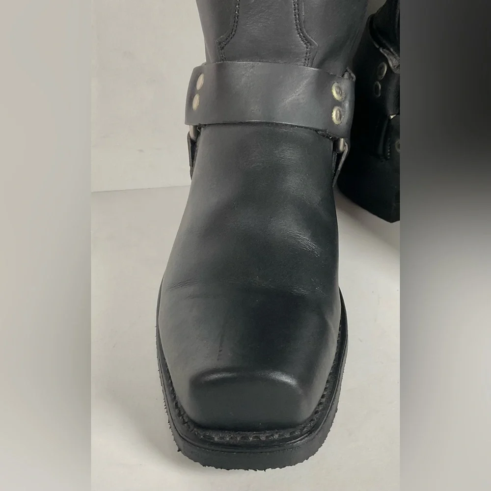 Vintage Santa Fe Harness Boots | USA Made | Men’s 9.5 D
